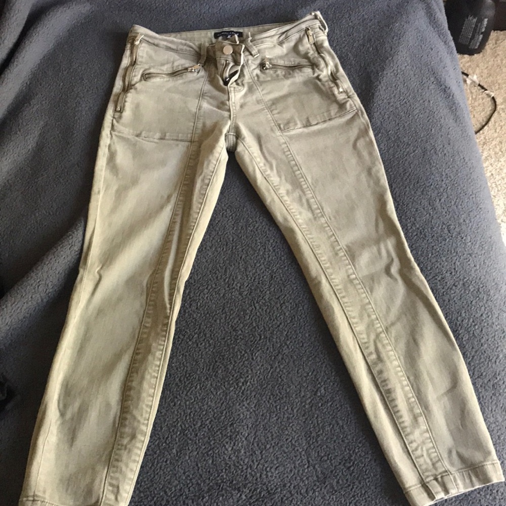 Army green capris from PacSun